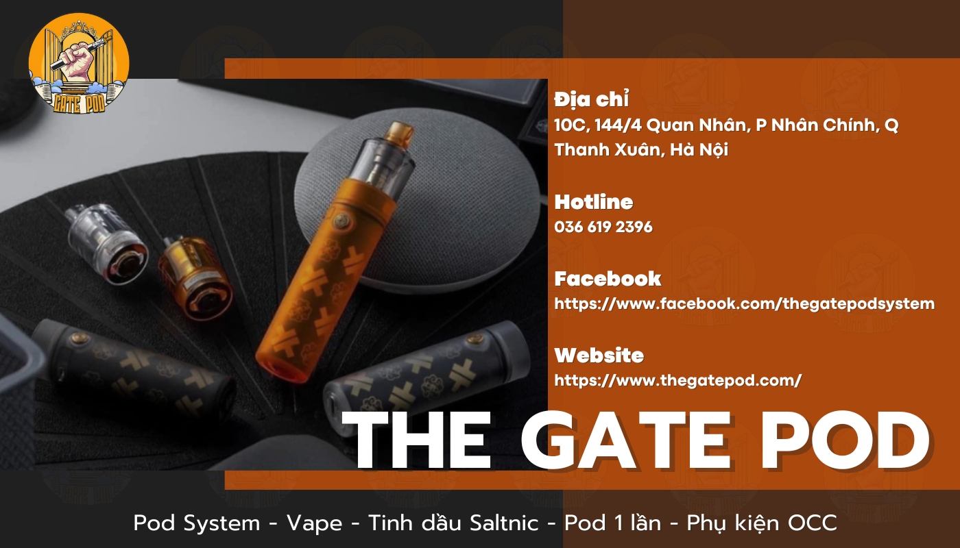 Mua phụ kiện Vape, Pod chính hãng tại The Gate Pod