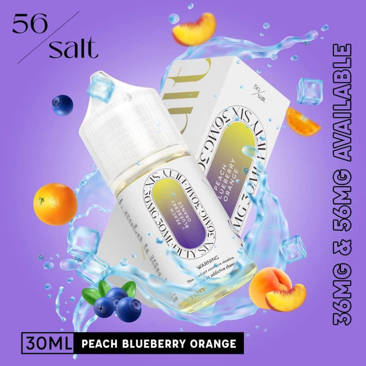 TINH DẦU FIFTY SIX PEACH BLUEBERRY ORANGE • ĐÀO VIỆT QUẤT CAM