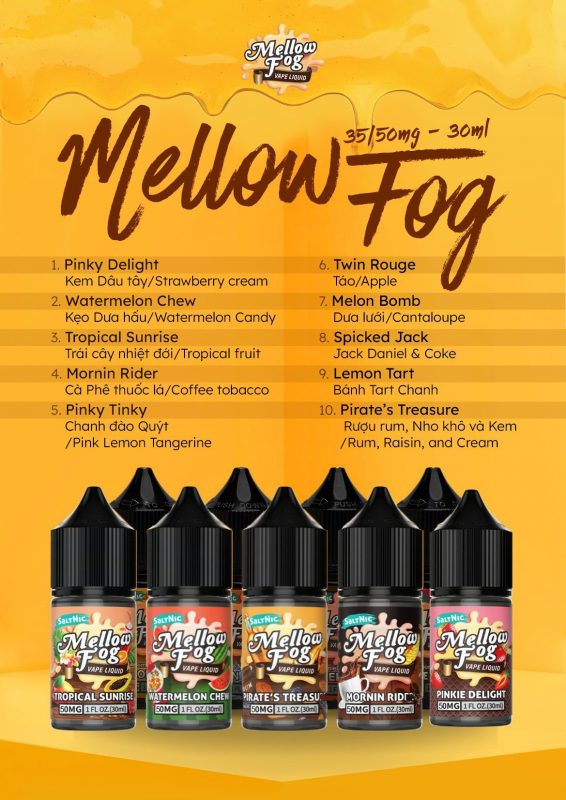 Tinh dầu 30ni Mellow Fog